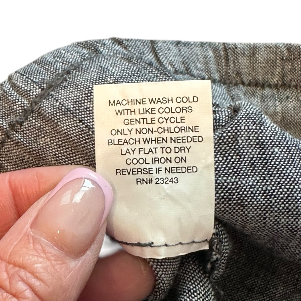 NWT SOHO Street NY & Co. Gray Linen Wide Leg Pants - Size Small - Picture 11 of 15